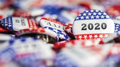 2020 election button