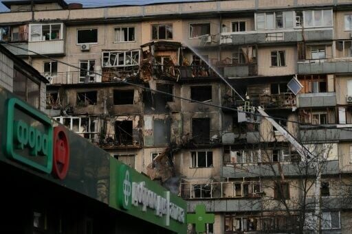 Six people were killed in the same building in Kyiv