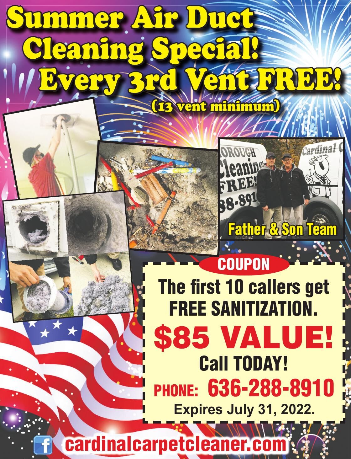 Cardinal Carpet & Air Duct Cleaning 06-23-22