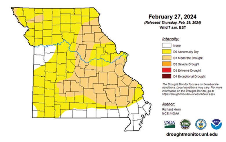 Drought map