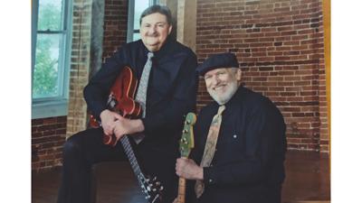 Mel Bay’s nephew, Larry Bay, and Ted Mosher make up the band, Mosher Bay.