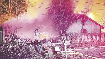 This home on Crestview Drive in Cedar Hill was left uninhabitable after a fire there this morning.