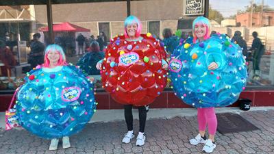Kristina, Brae and Susanne Lambert placed third in the family category of the Trick or Treat Spooktacular costume contest.