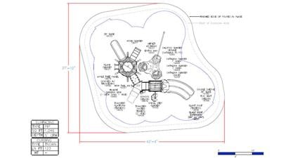 Plans for the new playground equipment at De Soto’s Early Childhood Center.