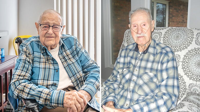 Two World War II veterans recall their military service