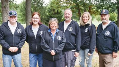 From left, Greg Murphy, Dana Byers, Kristy Rinne, Jason Rinne, Crescent Lutz and Bob Ingram at the Deputy Golf Tournament.