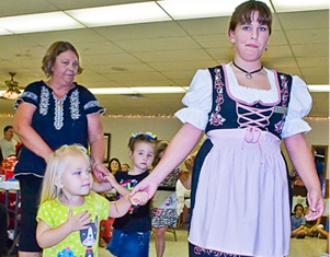 About 350 people attended the Ethnic Taste-Tease and Dinner-Dance held at Good Shepherd Catholic Church in Hillsboro 