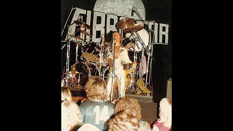 Steve Armstrong rocks out with Gibraltar in the ’70s.