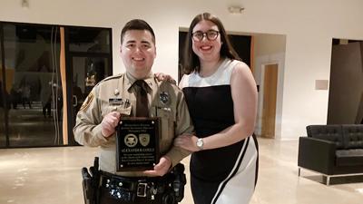 Katelyn Mary Skaggs and her partner, Alex, a St. Louis County Police officer.