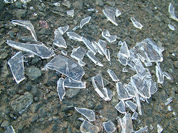 broken glass