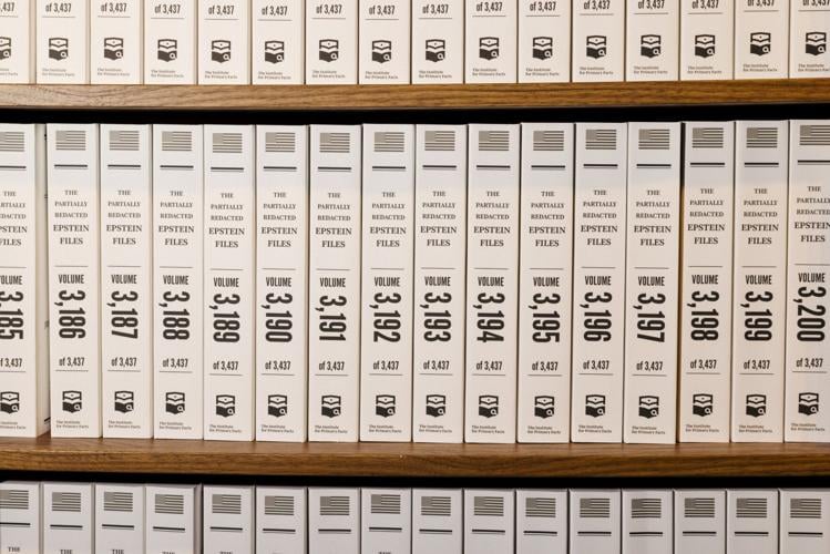 Epstein ‘reading room’ showcases all 3.5m printed-out files
