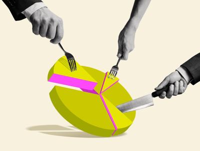 Middle-income Americans are pulling back, splitting from the top earners who are still driving the majority of growth.