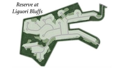 The proposed 299-home development would be built on about 112 acres behind the St. Clement’s Redemptorist Community and Liguori Publication house in Barnhart.