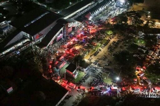 At least four people were killed when two trains collided outside Jakarta