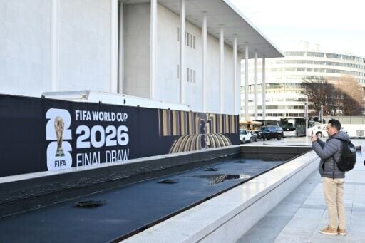 The Kennedy Center in Washington was still undergoing final preparations on Thursday before it hosts the World Cup draw