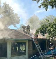 Fire damages abandoned home south of Arnold