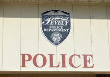 Pevely Police sign