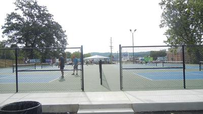 At any given time you can find people playing on the pickleball courts at Jokerst Memorial Park in Festus.