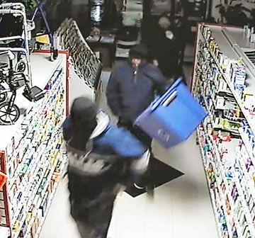 Burglars break into Prescriptions Plus in Festus early Monday.