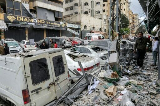 Israel hit Beirut's southern suburbs again on Monday