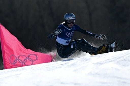 Ester Ledecka failed in her bid to win a snowboard gold at three consecutive Olympics