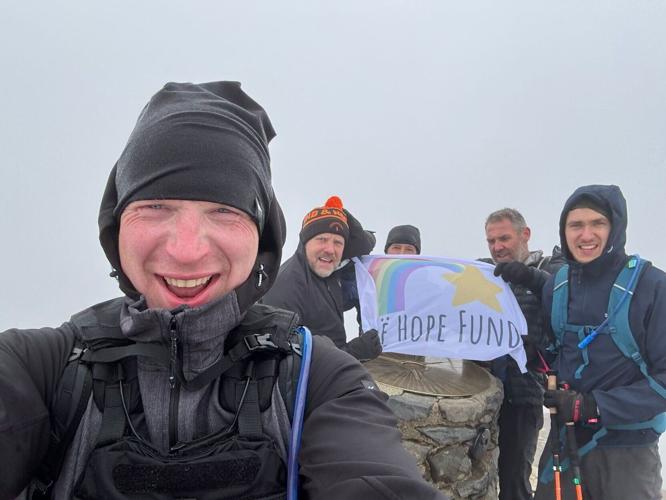 Grieving dad tackles Three Peaks challenge while carrying weight of late daughter