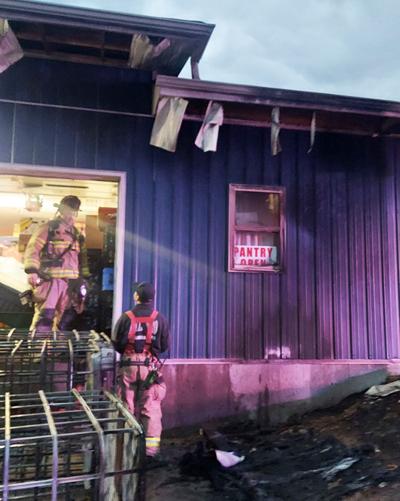 The Hillsboro Food Pantry sustained minor damage in a fire Tuesday.