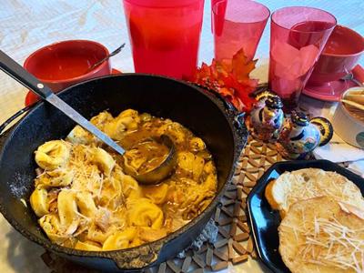 Italian Tortellini Turkey Soup