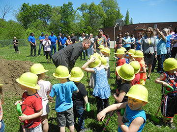 Telegraph Intermediate addition groundbreaking