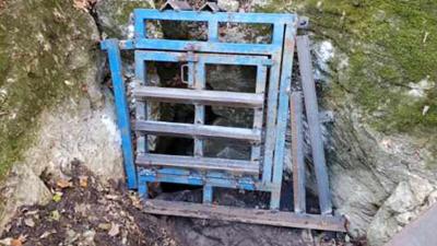 The nonprofit group Missouri Caves and Karst Conservancy will replace this entrance to the cave at Pleasant Valley Nature Preserve