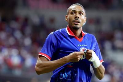 FIFA banned Haiti's original jersey due its nod to the Haitian Revolution on the right hip of the jersey.