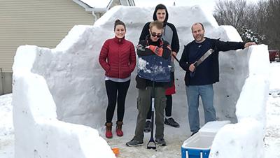 Sneak peek, Jan. 17, Snow fort