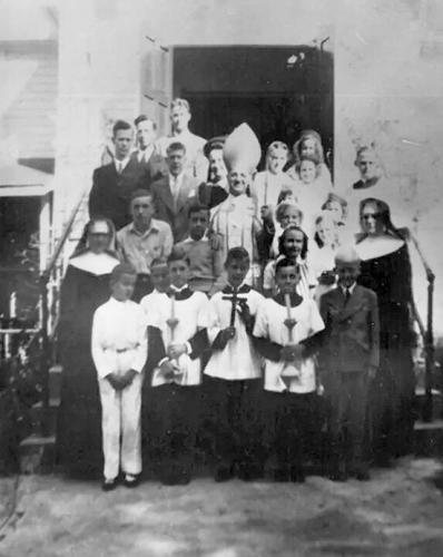 The church held its first-ever first communion ceremony on Oct. 15, 1947.