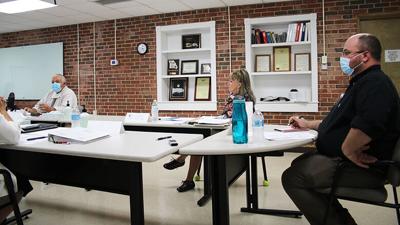 Jefferson County Health Department Board of Trustees meet to discuss the pandemic.