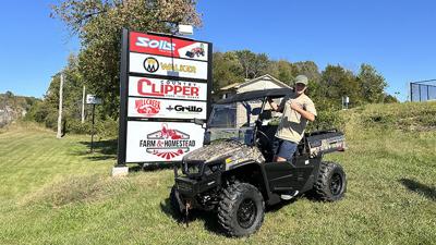 Farm and Homestead Equipment carries electric UTVs.