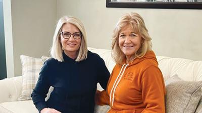 Store manager Andrea Doyen-Patterson, left, and Stephanie McConnell.