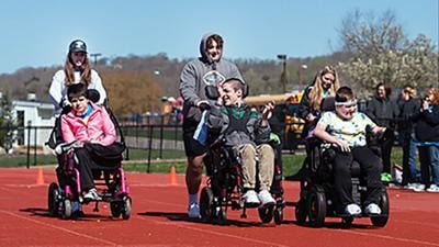 Special Olympics Athletes Tori Berry Bradley Gomes Viktor Walters