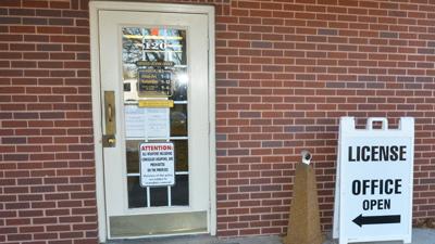A photo outside the Arnold License Office in 2014.