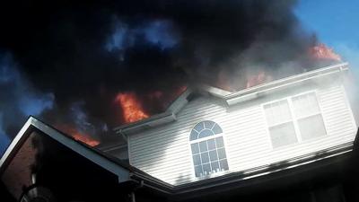This home on Lehigh Drive in Imperial was damaged by fire.
