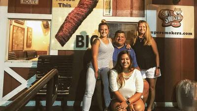 Jeff Fitter, with his family, closed Super Smokers BBQ in Eureka on Dec. 14.
