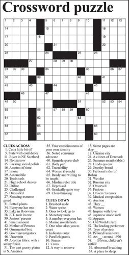 03-27-25 crossword puzzle