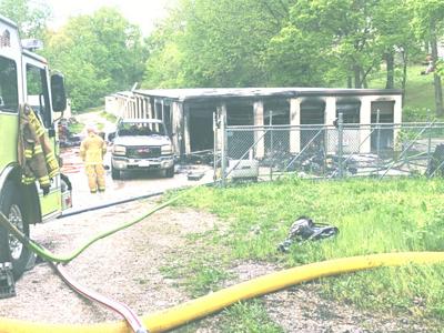 Rock fire -- storage fire 5-8-22, web
