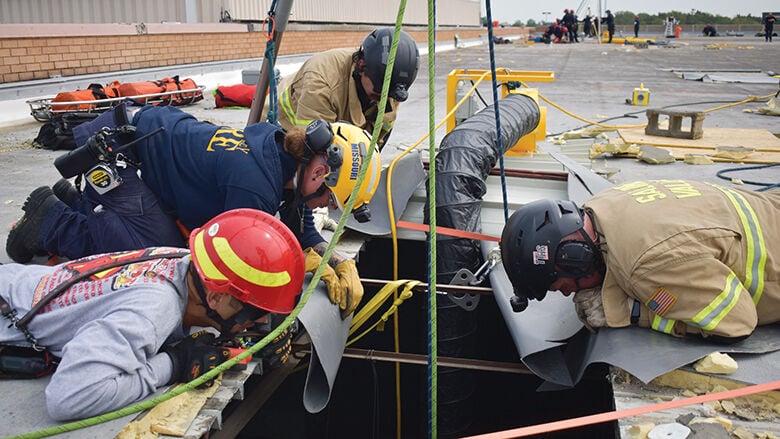 Rock Community Fire Protection District firefighters recently completed training at the since-demolished Chesterfield Mall.