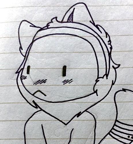 My name is Shelby Davis I am 15 years old and I decided to make a drawing for the Cartoon Face challenge.jpeg