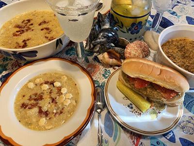 My Leader Yummy – Corn and Clam Chowder, Cheeseburger Sloppy Joes
