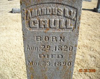 Amandus Crull's grave