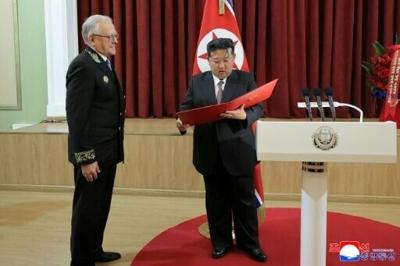 Russia's foreign ministry said Alexander Matsegora (L), who dedicated much of his life to boosting ties with Pyongyang, died on December 6