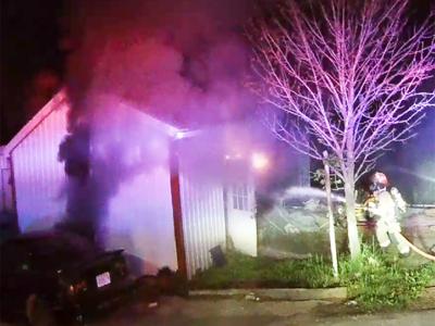 This home on Jones Creek Road in Dittmer was damaged by a fire.