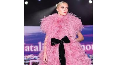 Brooklyn Taylor of Hillsboro walks the runway during Vegas Fashion Week.