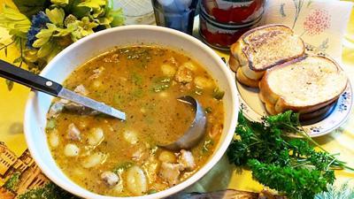 Italian Pasta and Pork Soup